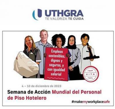 UTHGRA realizará Semana de Acción Global del Personal de Piso de Hoteles