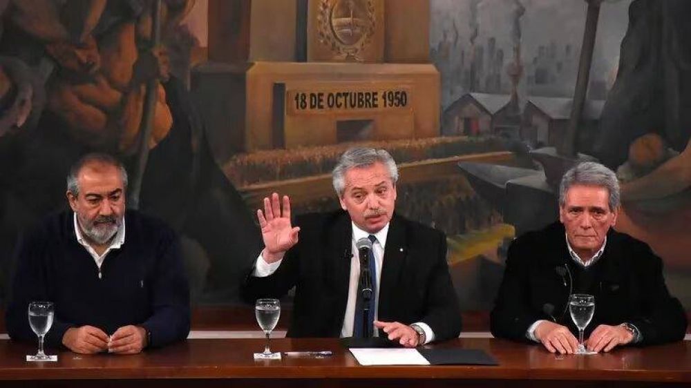 Alberto Fernndez terminar su gobierno sin paros generales de la CGT