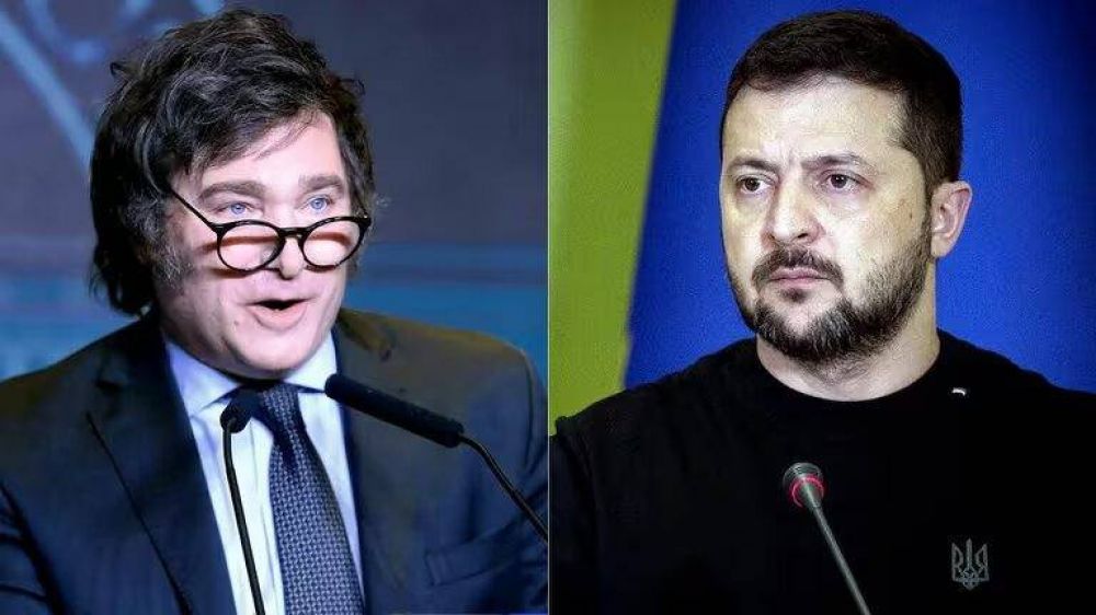 Javier Milei espera la presencia del presidente de Ucrania Volodomir Zelensky en la asuncin del domingo