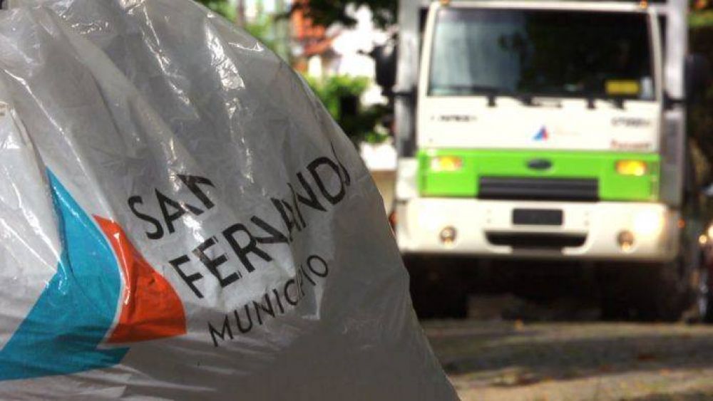 San Fernando solicita a los vecinos disminuir sus residuos este fin de semana largo y no sacar montculos el viernes