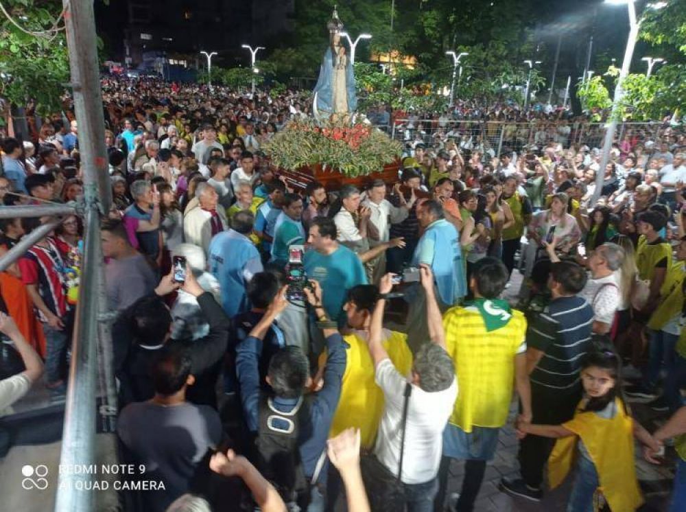 Masiva participaron en la fiesta patronal de la dicesis de Concepcin