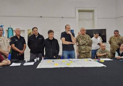 El gobierno bonaerense asistir� a 45 municipios afectados por el temporal: �esto lo hace el Estado�