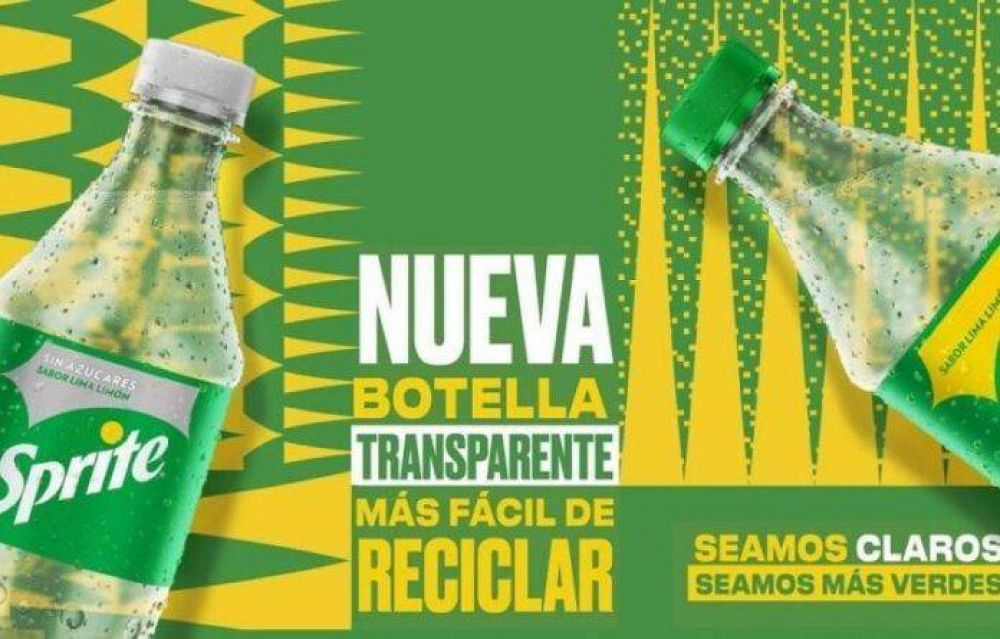 Coca-Cola Andina cambia en Argentina su botella plstica de Sptite por una transparente