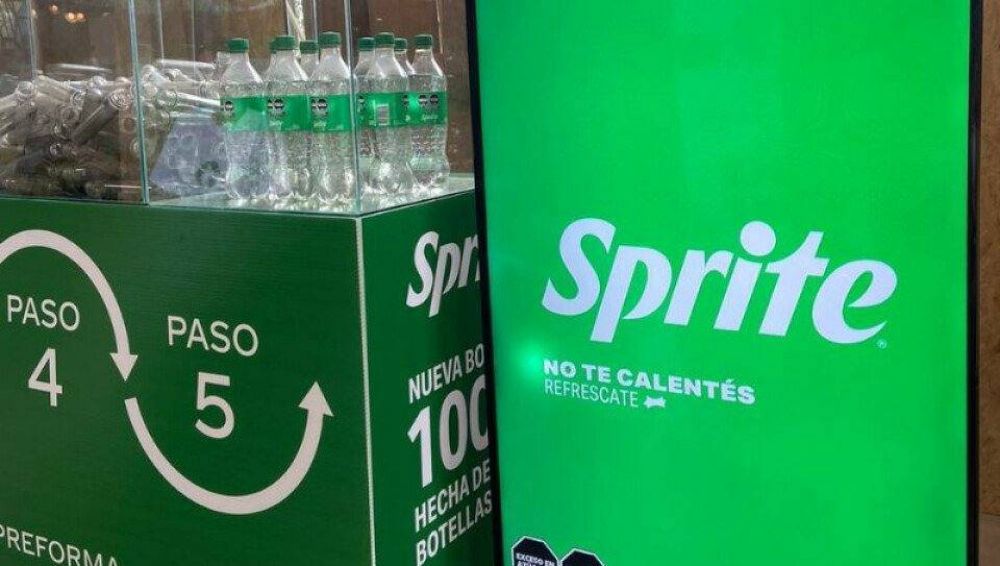 Coca-Cola sustentable: su lnea Sprite y Sprite Zero estn fabricadas con botellas plsticas recicladas (hasta de Pepsi), para contribuir con el ambiente
