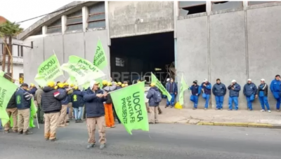 Paralizan obras en la planta potabilizadora de Santa Fe por despidos