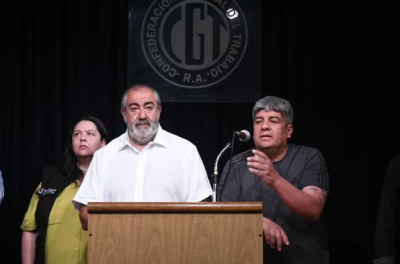 Sin di�logo con el Gobierno, la CGT abre el debate de sus regionales para avanzar con el paro del 24 de enero