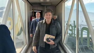 Tras su participaci�n en el Foro de Davos, Milei regres� a la Argentina con la premisa de sancionar la ley �mnibus