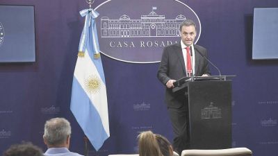 Adorni dijo que el Gobierno nunca va a aplicar el 