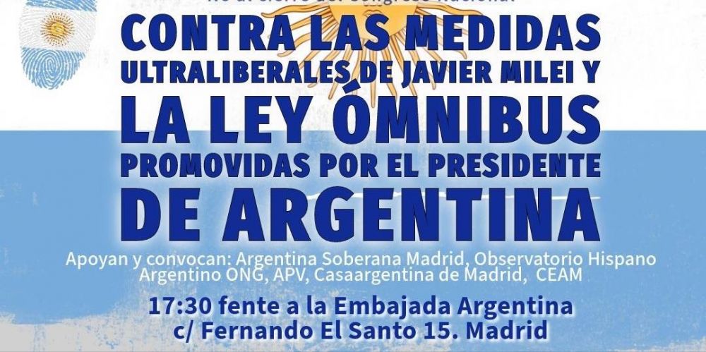 Solidaridad Internacional: Respaldo la procesi�n del Movimiento Obrero argentino contra la Ley Omnibus y el DNU