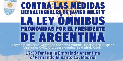 Solidaridad Internacional: Respaldo la procesi�n del Movimiento Obrero argentino contra la Ley Omnibus y el DNU