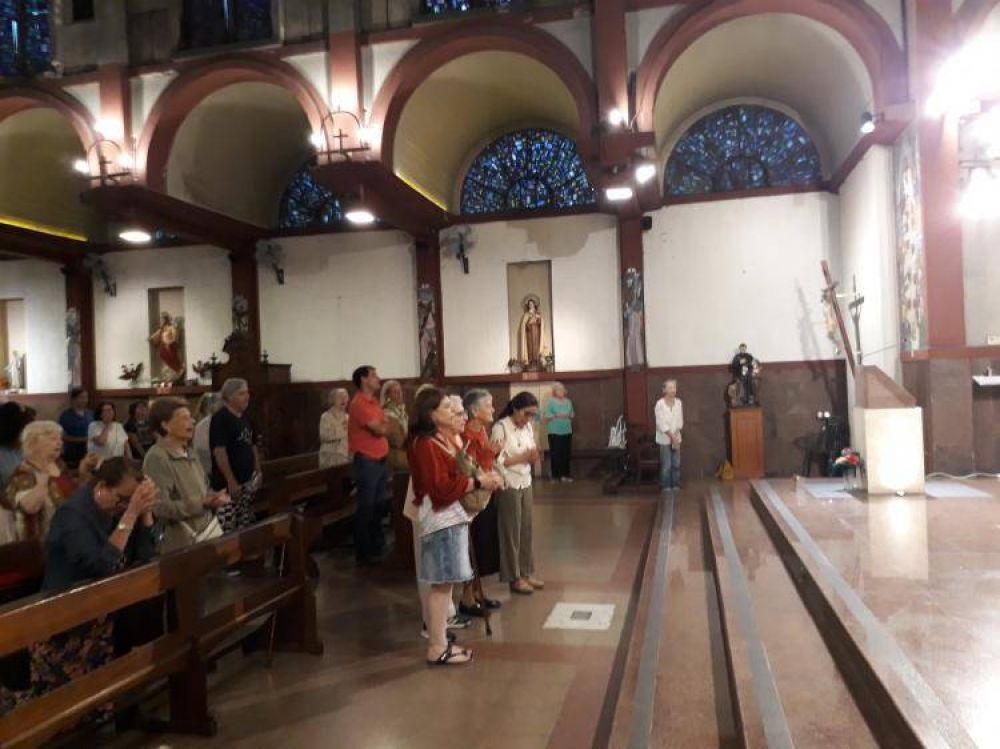 Celebraron los 90 aos de Marta Cnepa, virgen consagrada