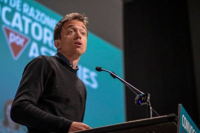 Desde Espaa, Iigo Errejn apoy el paro nacional en Argentina