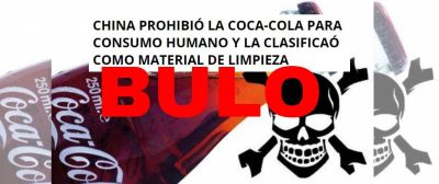 No, China no ha prohibido la Coca-Cola para consumo humano ni la ha clasificado como “material de limpieza”