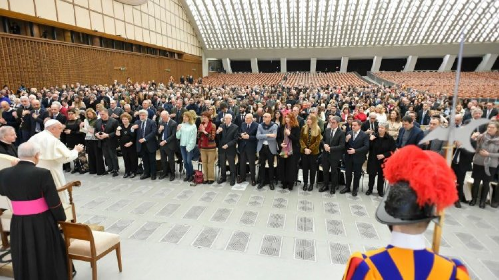 El Papa anima a los comunicadores cat�licos a ir contra la corriente