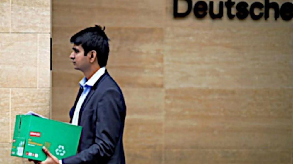 Deutsche Bank despedir a 3.500 empleados tras cada de ingresos