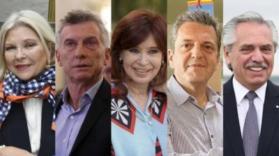 Vuelven todos: Cristina Fernndez de Kirchner, Macri, Massa, Carri y Alberto F.