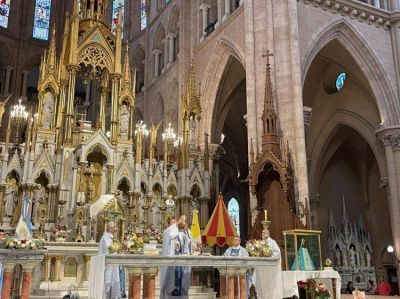 En Luján, Mons. Mestre encabezó la primera fiesta litúrgica del beato Pironio