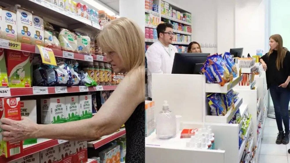 Las ventas minoristas se desplomaron: cayeron 28,5% en enero impulsadas por los alimentos y los medicamentos