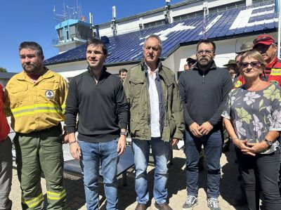 En llamas, pero sin grieta: Torres y Scioli ratificaron apoyos para controlar los incendios en la cordillera