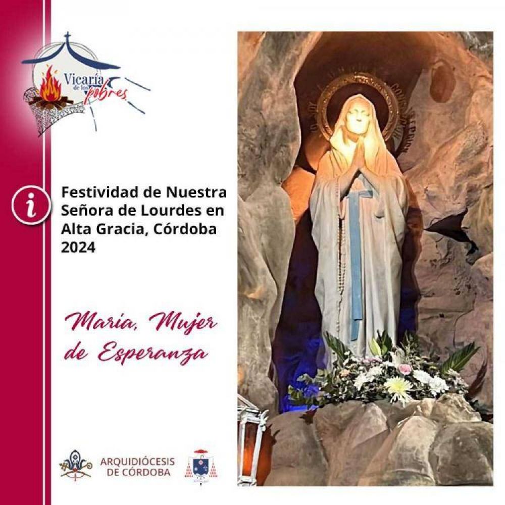 Alta Gracia prepara la 47° peregrinación al santuario de Ntra. Señora de Lourdes