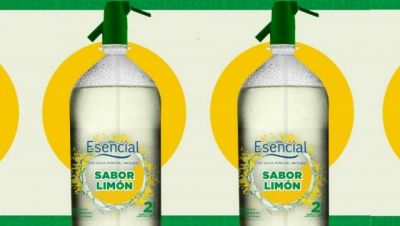 Burbujas de sabor limón con agua de Pan de Azúcar (Esencial lanzó soda saborizada)