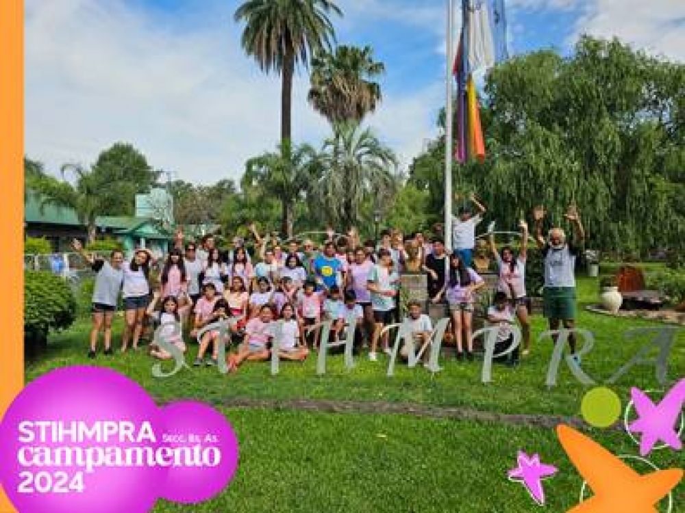 STIHMPRA organiz jornada recreativa y de campamento gratuita para hijos de sus afiliados
