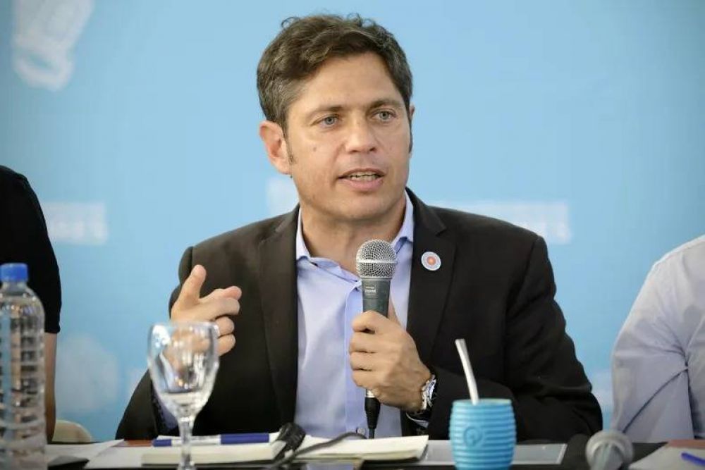 Axel Kicillof hace equilibrio entre los regresos de Cristina Fern�ndez de Kirchner y Mauricio Macri