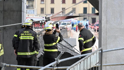 El Papa lamenta el mortal incidente en una construccin en Florencia