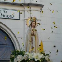 Robaron la corona de la Virgen Rosa Mística en La Plata