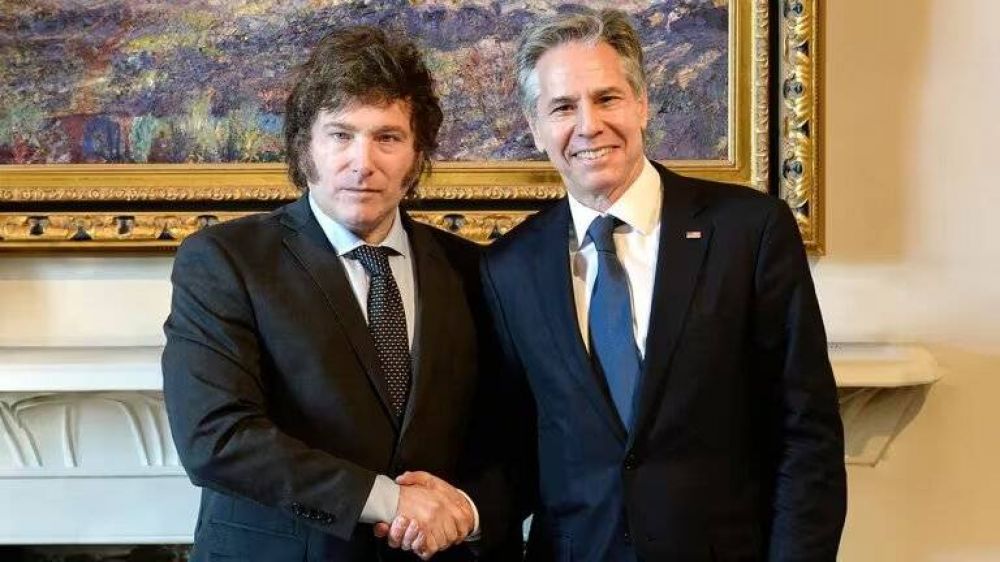 Milei se reuni con Blinken y afirm: Argentina decidi volver al lado de Occidente, del progreso, la democracia y la libertad