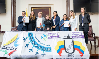 Colombia: la ITF celebr la introduccin de una legislacin innovadora para proteger a los trabajadores y trabajadoras de la aviacin