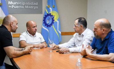 El intendente de Madryn recibió al titular de la cartera de Salud de Chubut, Sergio Wisky