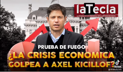 ¿La crisis económica golpea a Axel Kicillof?