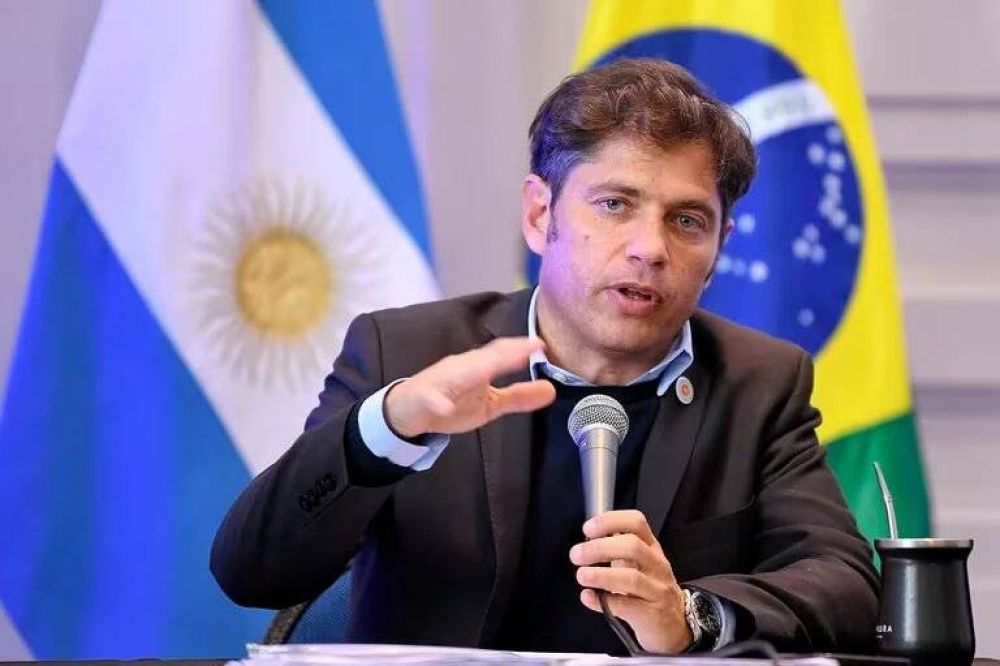 Axel Kicillof hablar� junto a M�ximo Kirchner por la quita de fondos que ejecut� Milei y avanza con un reclamo ante la Justicia