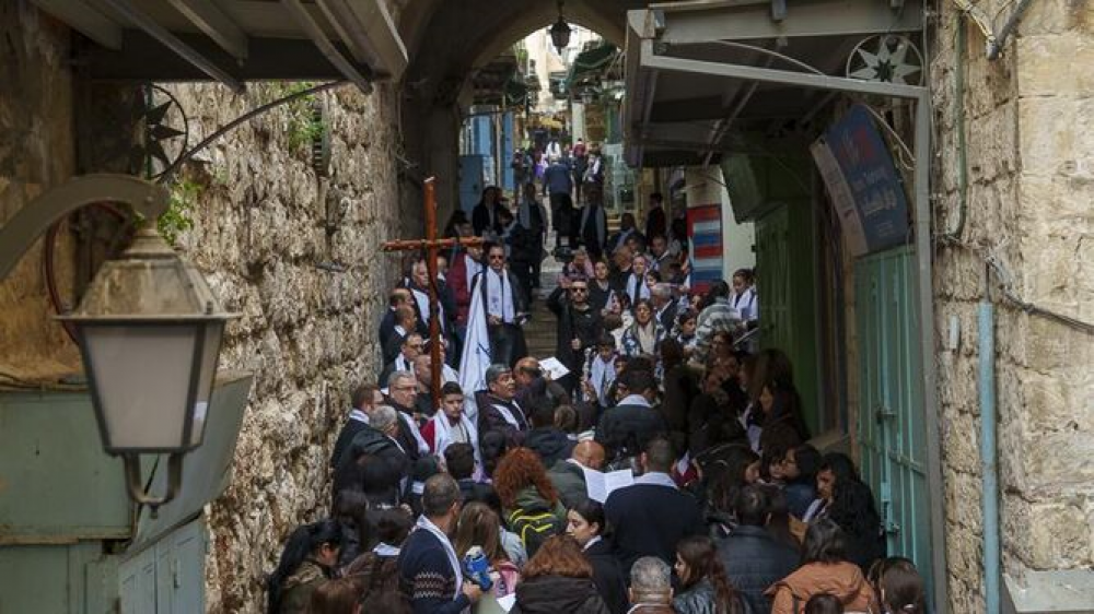 Un millar de nios y jvenes caminaron por la paz en Jerusaln