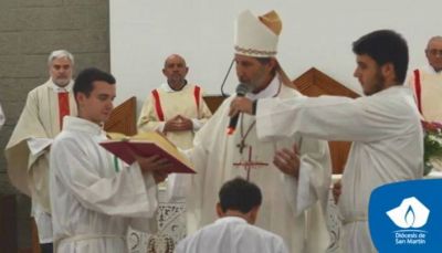 Mons. Fassi orden a un nuevo dicono en San Martn