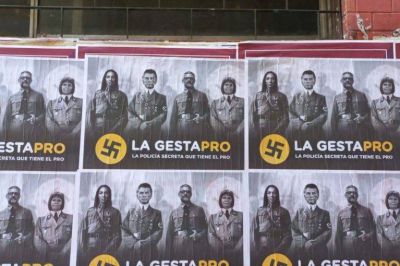 Bullrich, obsesionada con los idelogos de los afiches de la GestaPRO