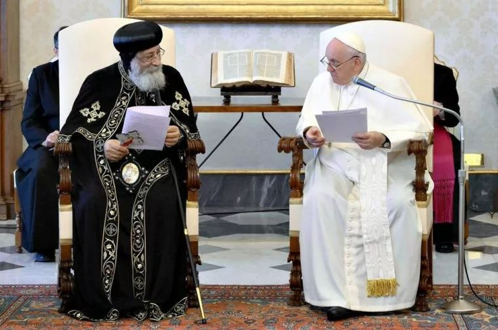 Los coptos ortodoxos suspenden conversaci�n ecum�nica con Roma