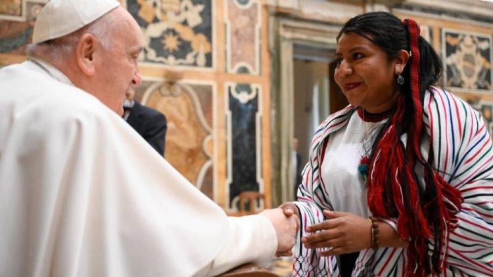 El Papa defiende el conocimiento ind�gena para abordar la crisis clim�tica