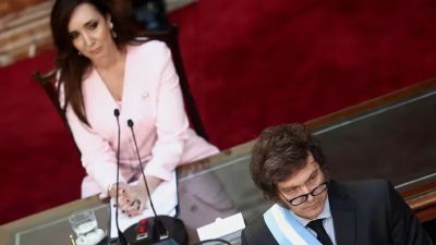 Milei-Villarruel: una relaci�n resquebrajada y tensa que toc� fondo con la discusi�n por el debate del DNU