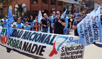 El SPVN7 Santa Fe anunci un Abrazo Simblico en defensa de Vialidad Nacional
