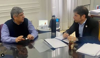 Pablo Moyano se re�ne con Axel Kicillof para discutir la crisis econ�mica y el futuro del peronismo