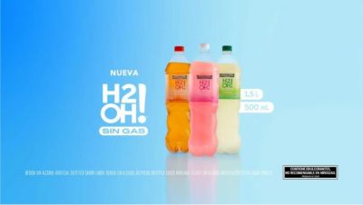 Pepsico ingresa al negocio de aguas saborizadas sin gas con su nueva H2OH!