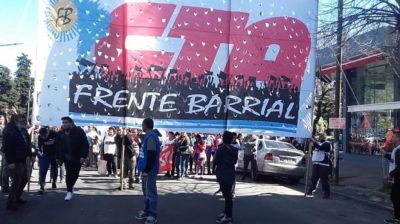 Semaforazo del Frente Barrial de la CTA-T en Belgrano y 9 de Julio: Pascuas sin hambre