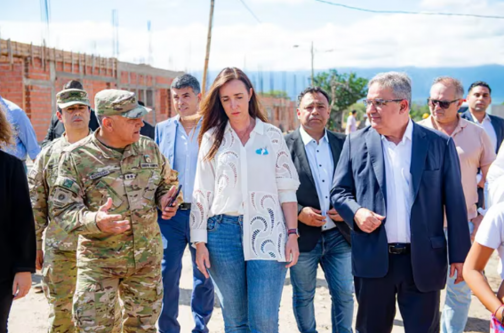 Victoria Villarruel viaj a Catamarca y se mostr con el gobernador peronista Ral Jalil