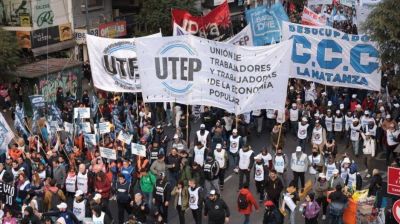 UTEP: realizar una jornada de lucha nacional y declar la emergencia social en todo el pas