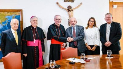Secretario de Estado vaticano fue recibido por presidente Luiz Inacio Lula