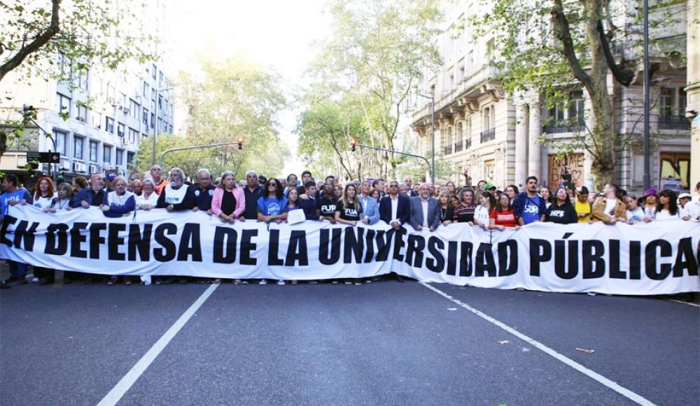 CONADU resalt una movilizacin histrica en defensa de la Universidad Pblica