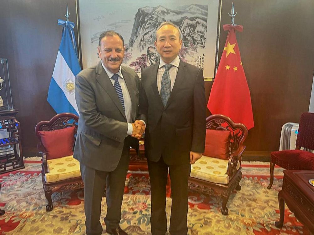 Quintela y el embajador de China en la Argentina se reunieron e intercambiaron informacin