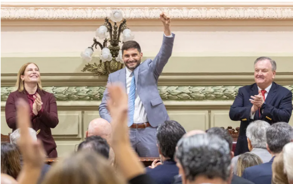 Maximiliano Pullaro se centr en su libreto de gestin, expuso la herencia recibida y se diferenci de Milei